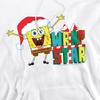 SpongeBob SquarePants Mens Wrap Star At Christmas Hoodie