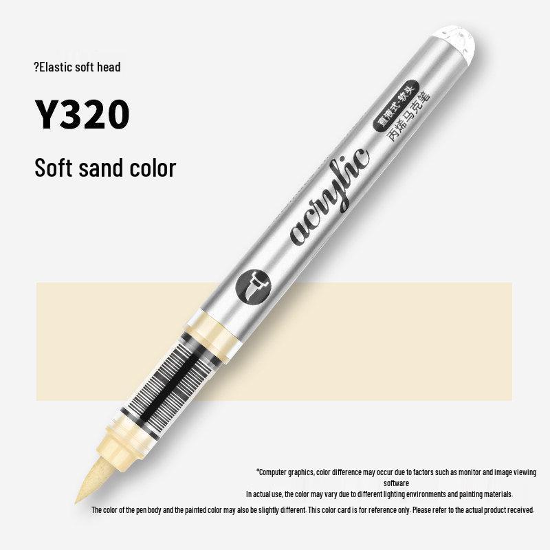 60-Color Soft Tip Acrylic Markers, Opaque & Layerable for Art Students, Watercolor Pens