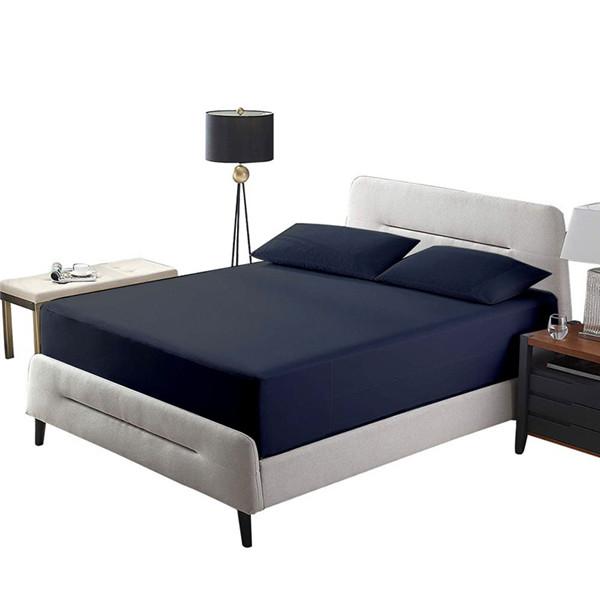 Водонепроницаемый защитный чехол для матраса, эластичная простыня, дышащая подкладка, двуспальное покрывало для пары, водонепроницаемое постельное белье с защитой от клещей