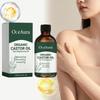 OCEAURA Skin Brightening Oil Plant-Based Castor Extract Moisturizing Smooth Skin Full Body Care Oil 100ml