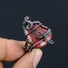 Rhodochrosite Handmade Copper Wire Wrap Jewelry Ring Size 6 Z9r93