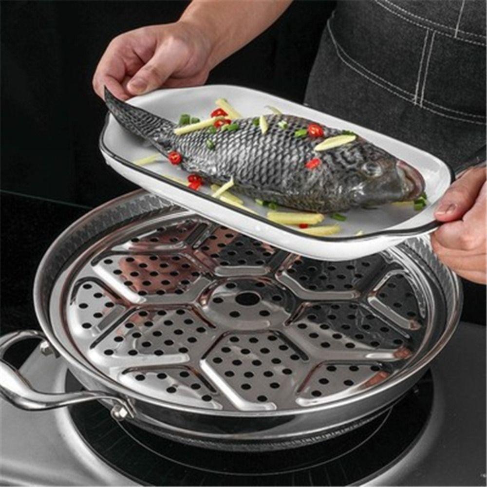 Steel Pressure Cooker Kitchen Accessories Steamer Rack Pot Steaming Steamer Shelf Cookware
