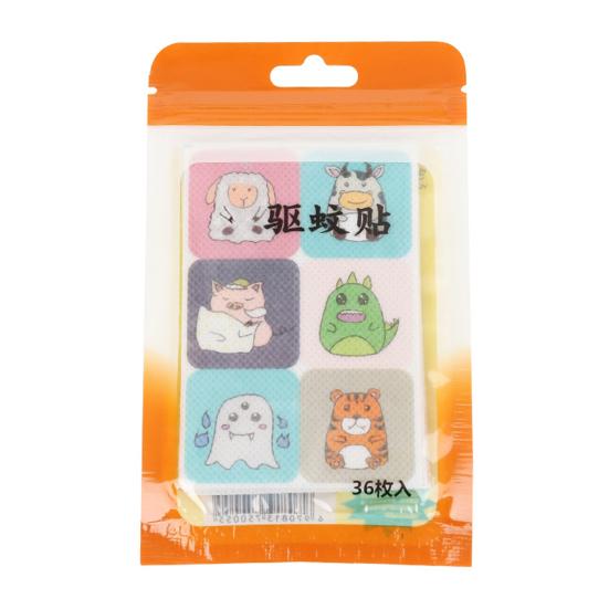 36 шт. многоцелевые эфирные масла привлекательные портативные репелленты с изображением животных патчи от комаров наклейки