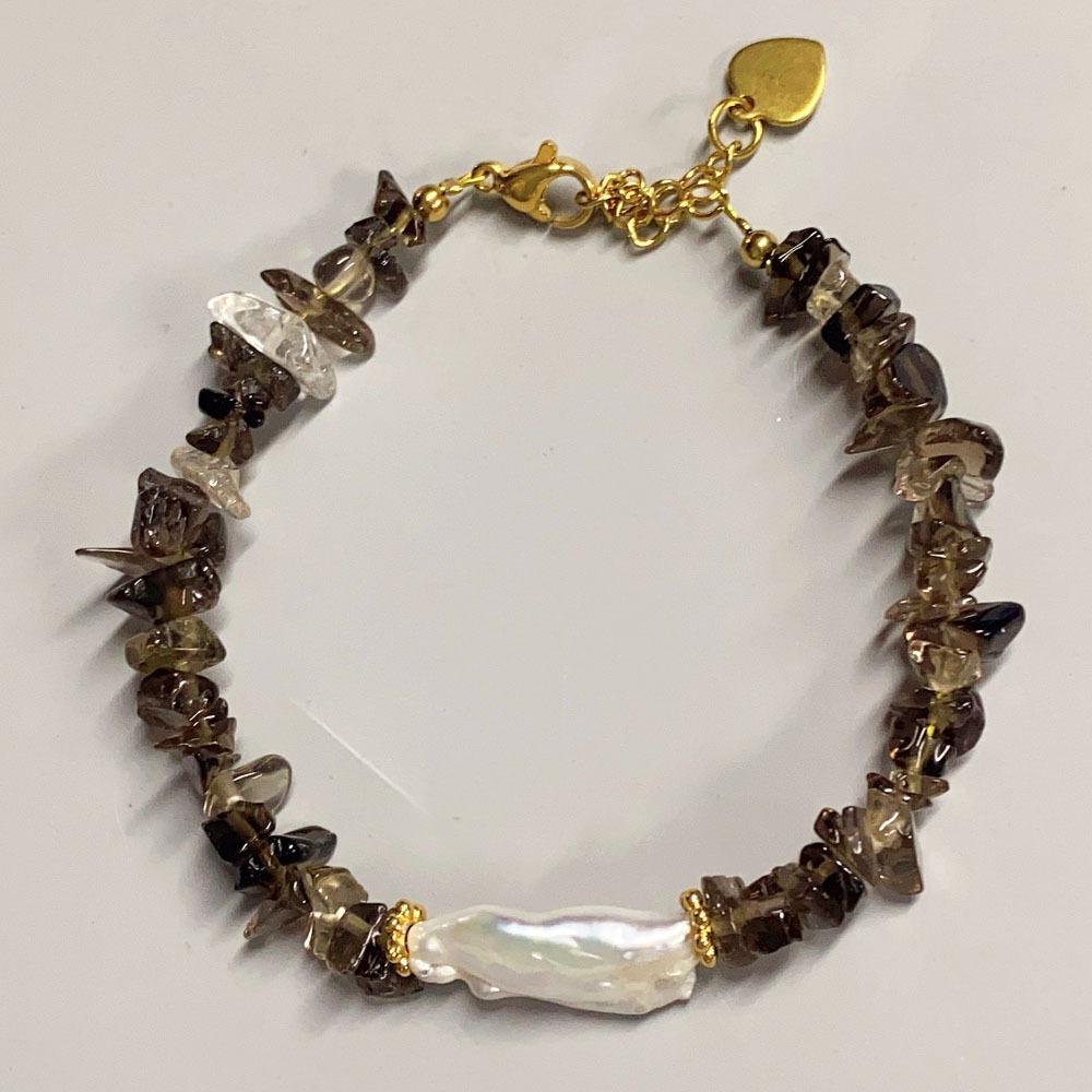 Браслет Feeling Spar Mix and Match Браслет из натурального пресноводного жемчуга Тренд для путешествий Сочетание