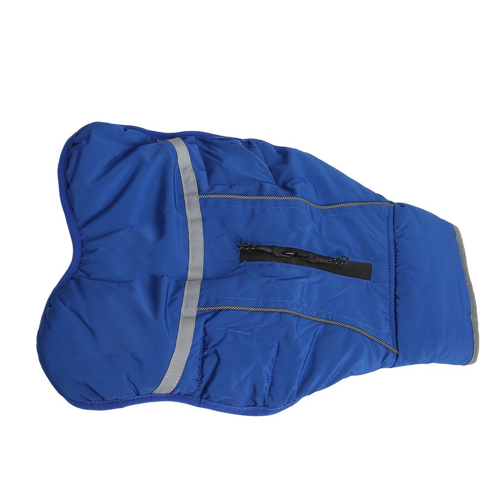 Зимняя одежда для домашних животных, светоотражающая, утолщенная, водонепроницаемая, теплая куртка для собак на осень-зиму для маленьких и средних размеров