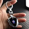 For Alfa Romeo Car Logo Stying 3D Metal Key Rings Shield Shaped Keychain For Alfa Romeo serpent Giulia 159 156 MITO Stelvio 147 