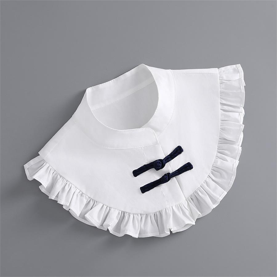 Korean Stand Fake False Collar for Women Shirt Dress Sweater Detachable Collar Female Summer White Neckwear Ties Decorative