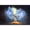 5D DIY Full Round Diamond Painting Animal Wolf Diamond Embroidered Rhinestone Cross Stitch