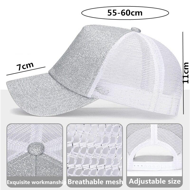 Northwood Женская бейсболка из ткани со стразами и сетчатой ​​шляпой, летняя кепка, женская шапка для папы, кепка Snapback