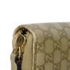 Used Guccissima Ribbon Zip-Around Wallet (9539) 388680 7940 Zip Around Micro GG Ribbon Champagne Gold Women's from