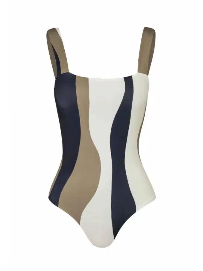 European & American Conservative Bikini Swimsuit Set with Sun Protection Gauze Skirt for Women - Perfect for Beach Vacations & Hot Springs