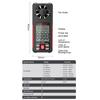 HABOTEST HT605 LCD Digital Anemometer Thermometer Handheld Wind Speed Meter Temperature & Humidity