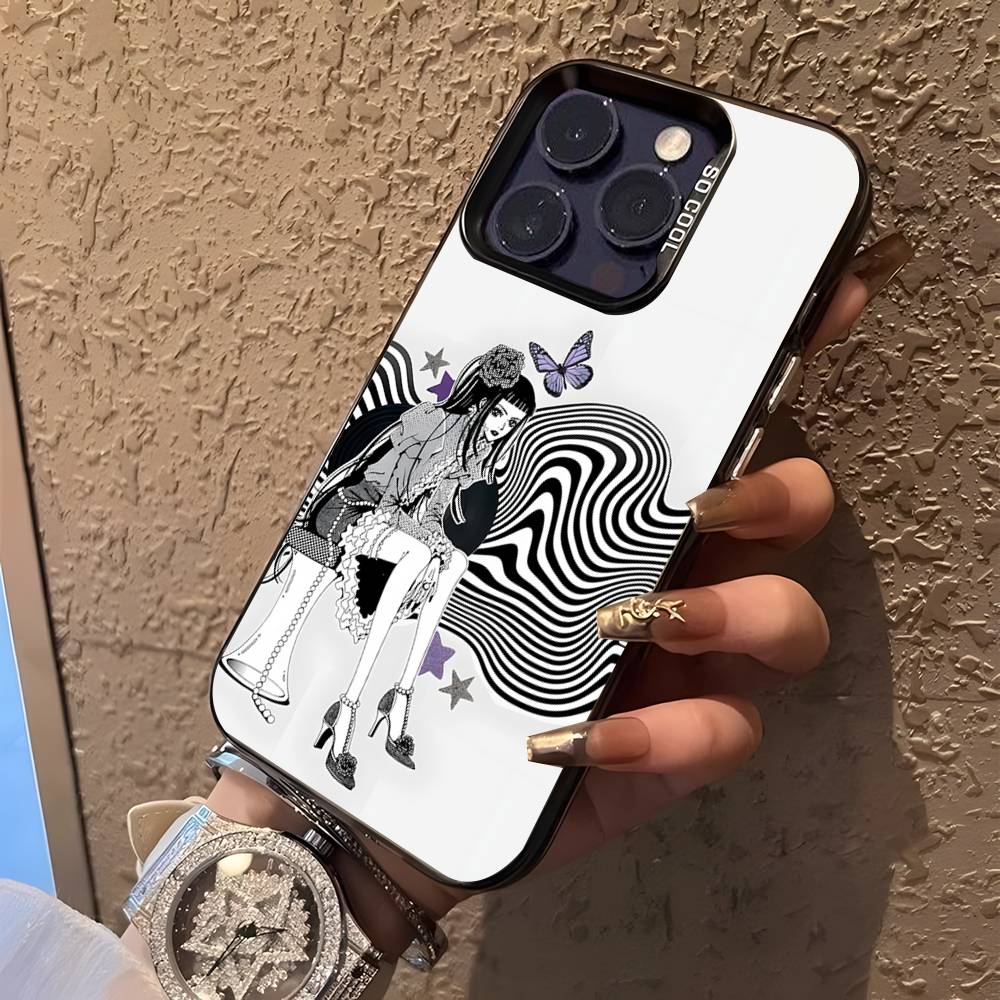 P-Paradise Kiss Manga Phone Case For iPhone 16,15,14,13,12,11,Pro,XS,Max,Plus,Mini,SE Black Candy Matte Shockproof Cover