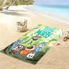 Toon Marty Cartoon Character 2D Flat Print Beach Towel, Large Soft Quick Dry Towel for Beach Camping SwimmingZSTJ0915110