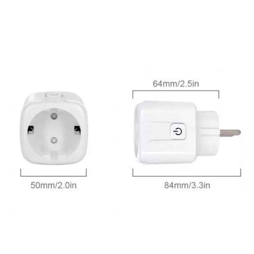16A EU Smart Plug EU Standard Voice Control EU Smart Socket Durable WiFi Smart Socket Smart Home