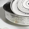 Круглый поднос для чая 777 из нержавеющей стали