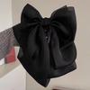 Double Sided Bow-Knot Grab Clip Hairpins Big Size Bow Velvet Hair Claws Korean Hair Clip Hair Style Accessories Fashion Barrette