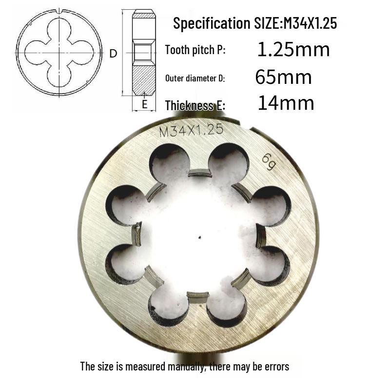 Набор круглых плашек и метчиков M31-M35 x 3.5 to 1.25, Правая и Левая Резьба