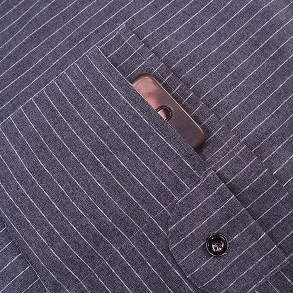 Cotton Women Overall Apron Simple Stripe Cooking Smock Fashionable Work Uniform