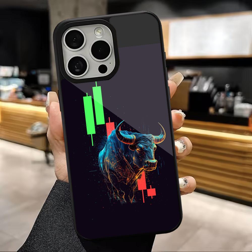 Чехол для телефона трейдера Day Trading Для iPhone 16,15,14,13,12,11, Pro, Max, Plus, Mini, Magsafe, Магнитный чехол для беспроводной зарядки