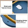 Bucket for Cleaning Portable Foldable Dish Pan With Drain Plug Household Cleaning Tools for RV Kitchen Bowl Laundry Fishing