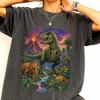 Футболка с динозавром, Преисторическая футболка T-Rex Comfort Colors, Подарок любителю динозавров