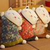 Подушка Lucky Cat в японском стиле двойного назначения, подушка для спинки дивана, офисная подушка для ремня безопасности, поясничная подушка для автомобиля