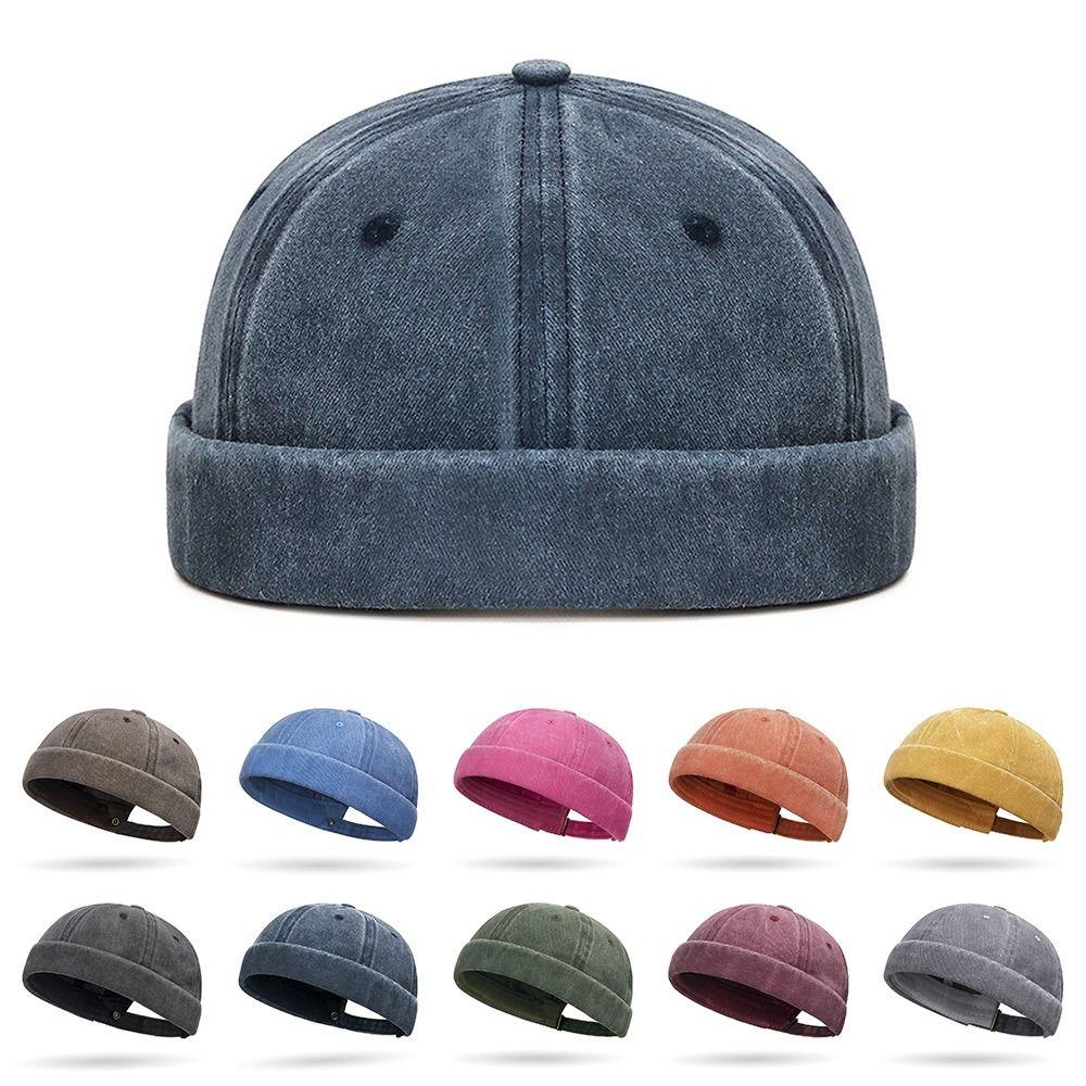 Brimless Beanies Hats Cotton Landlord Hat New Hip Hop Hats  Women