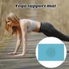 Резиновый коврик для йоги, очень мягкий, толстый, износостойкий, не выцветающий, портативный мини-вспомогательный коврик, противоскользящий коврик для коленей