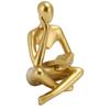 Resin Resin Thinker Desktop Statue Bookshelf Decorative Figurine  Hotel Interior Display Piece