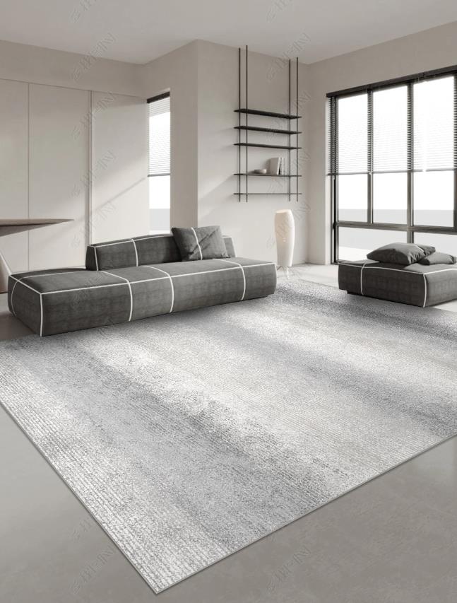 Japanese Style Carpets for Living Room Light Luxury Bedroom Decor Large Area Carpet Home Gray Anti-slip Mat Washable Lounge Rug