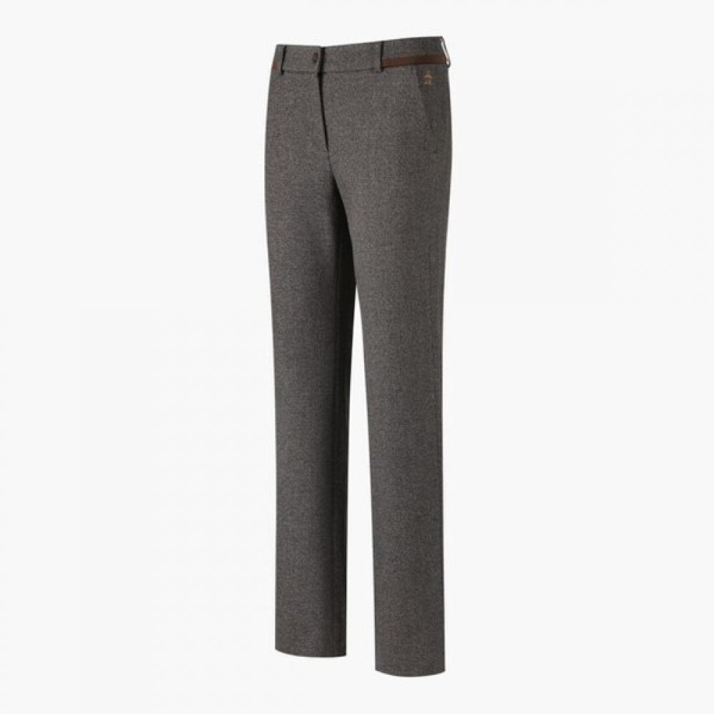 Munsingwear Women Soft Touch Fleece Straight Pants Brown Mr422lpto2