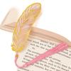 Vintage Peacock Feather Bookmark Light-Transmitting Hollow Out Bookmark  School Supplies