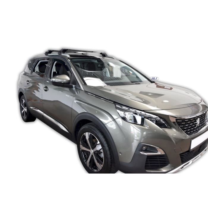 Déflecteurs d'air - J&J AUTOMOTIVE - Peugeot 5008 - Fumé - Acrylique renforcé - Installation facile