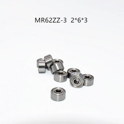 MR62ZZ-3 10 шт. миниатюрный хромированный стальной металлический герметичный подшипник 2*6*3(мм)