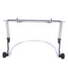 Harmonica Holder Adjustable Alloy Steel Professional Harmonica Neck Holder for 10 Hole 24 Hole Harmonicas Silver with