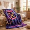 West Ham United Football Print Flannel Blanket Soft Warm Sofa Bed Throw Blanket For Home Office Bedroom