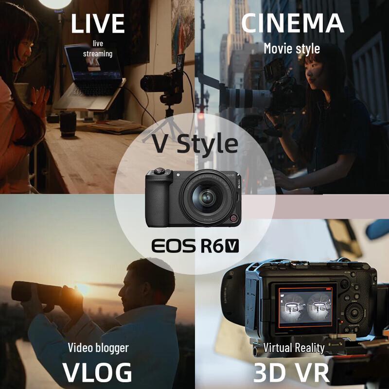 Canon Беззеркальная полнокадровая камера EOS R6 V (Китайская версия)