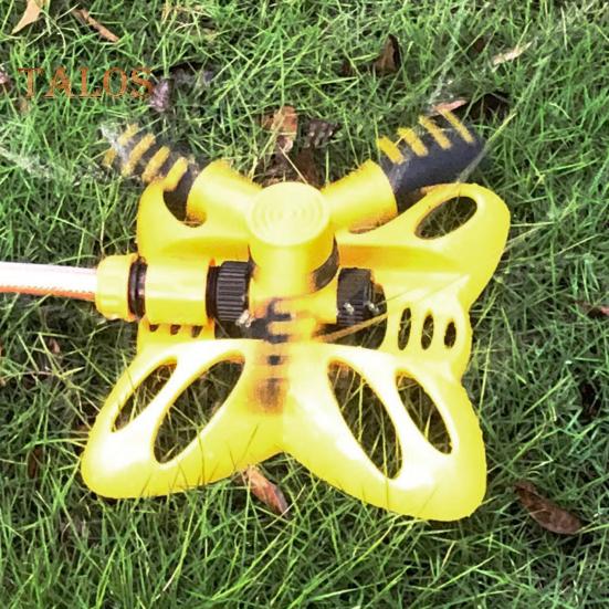 Спринклер для газонов с вращением на 360 градусов и герметичной системой с 3 рычагами. Система орошения с большой площадью покрытия. Простая сборка. Автоматический спринклер для воды.