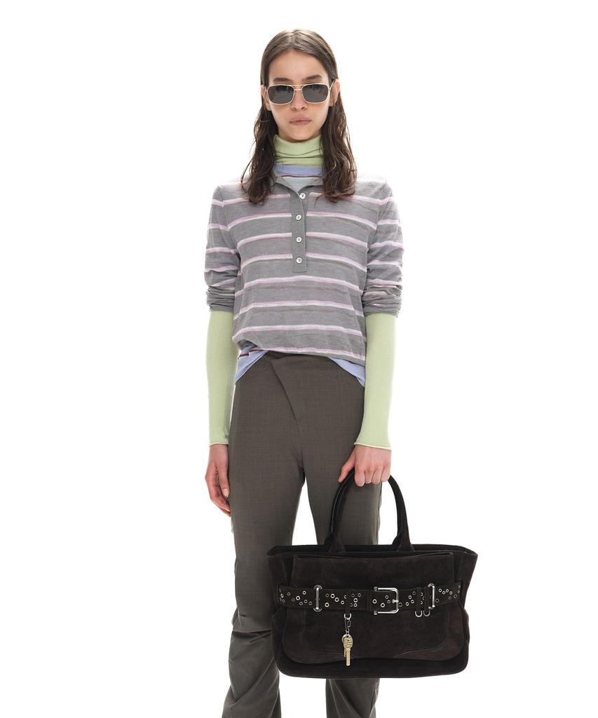 Osoi Tote Brocle [Suede Mocha Eyelets]