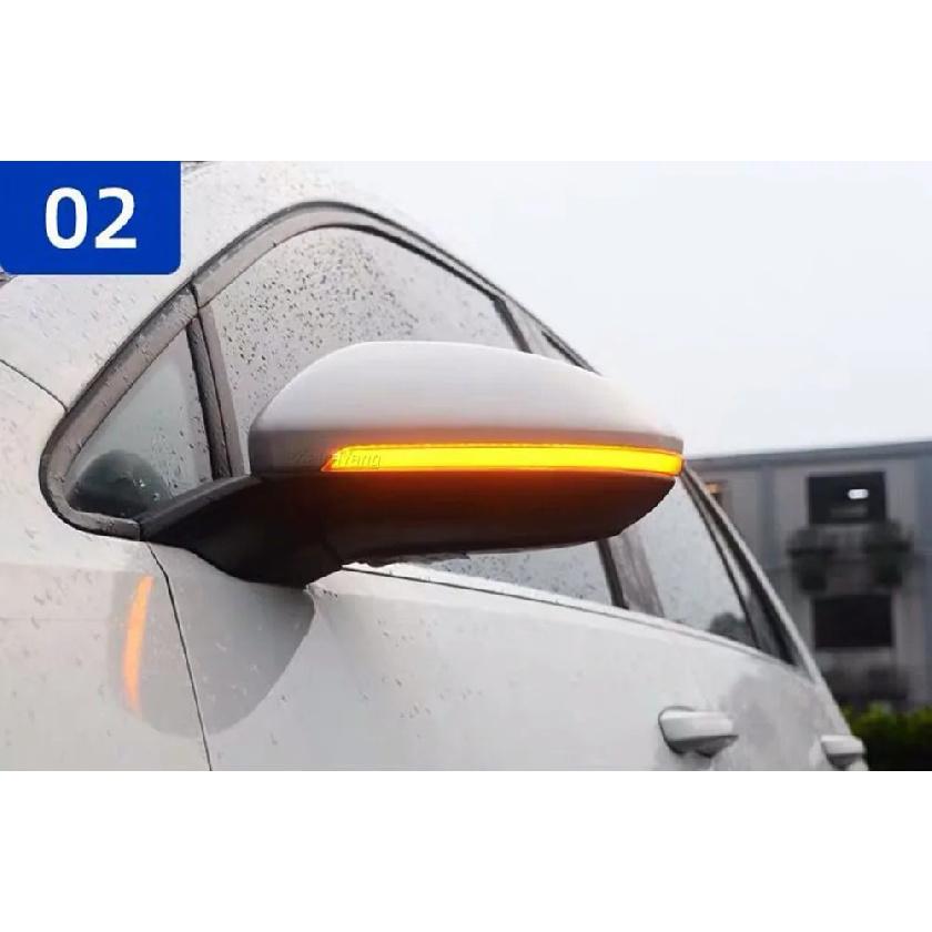 For VW Volkswagen Golf 7 Jetta MK7 19 VII MK7 Golf 7.5 GTI R Touran LED Dynamic Turn Signal Blinker Side Mirror Indicator Light