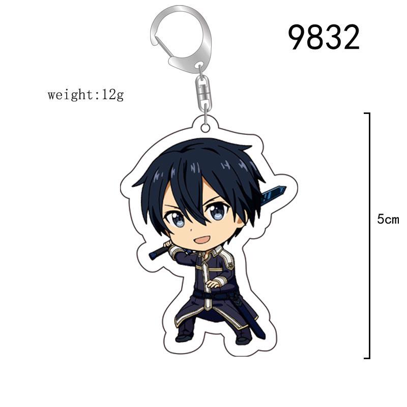 Акриловый брелок Sword Art Online: Асуна, Синон, Кирито Аниме Шарм