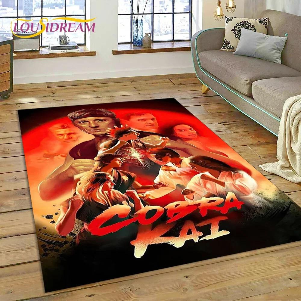 Cobra Kai Classics Телевизионный Ковер Amanda Karate для Спальни Гостиной Домашний Декор Дивана, Игровой Большой Декоративный Коврик для Пола для Детей