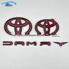 Наклейка-эмблема 'Черный Воин' для Toyota Camry 9-го поколения: Крутая и спортивная персонализация