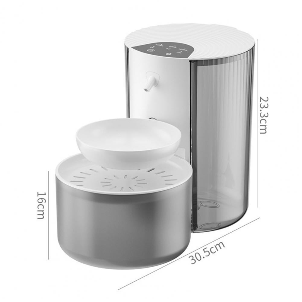 Hassle free Pet Fountain Wireless Pet Water Fountain with 3l Capacity for Cats Small Dogs Rechargeable for Clean for Pets
