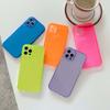 Luxury Ultra-thin Candy Color Fluorescence Soft Phone Case For iPhone 16 15 14 Pro Max 13 12 PRO 15 11 Pro Max  Mini Xs XR 7 8 Plus