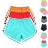 Women's Fashion Solid Color Elastic Waist Casual Yoga Pants Beach Shorts