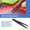 A58Z 21Pcs Diamond Painting Cross Stitch Tool Kit Tray Sticky Pen Tweezers DIY Craft