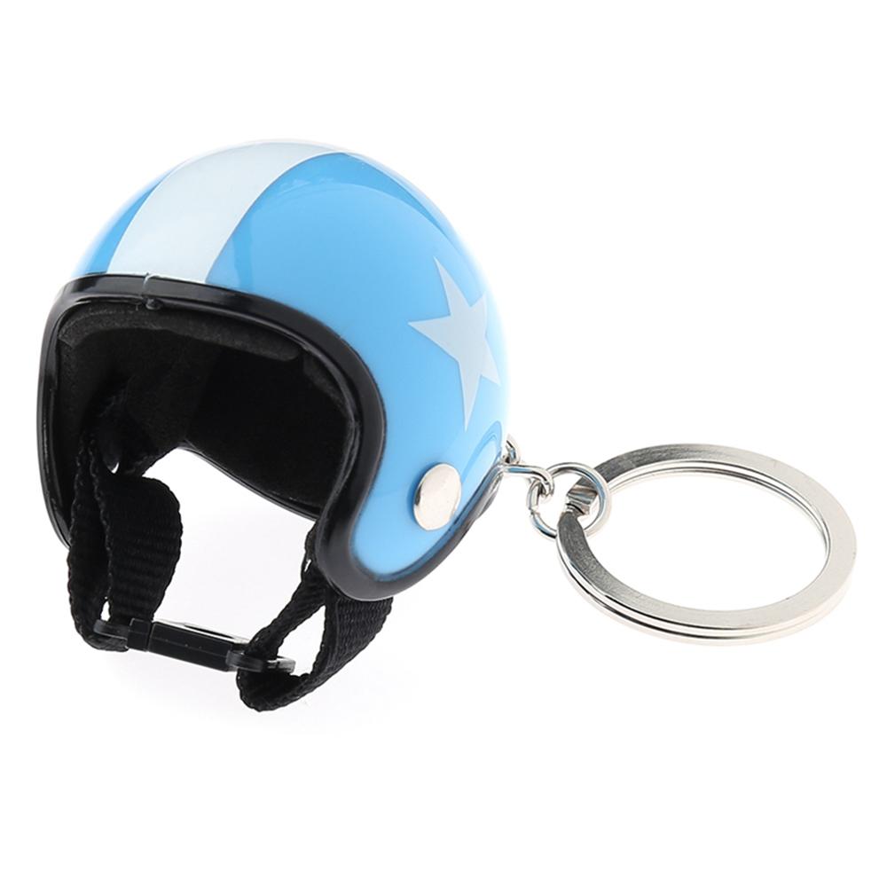 Подарки Модный автомобильный брелок для ключей Мотоциклетный держатель для ключей Защитный шлем Брелок для ключей Авто Украшение Подвеска