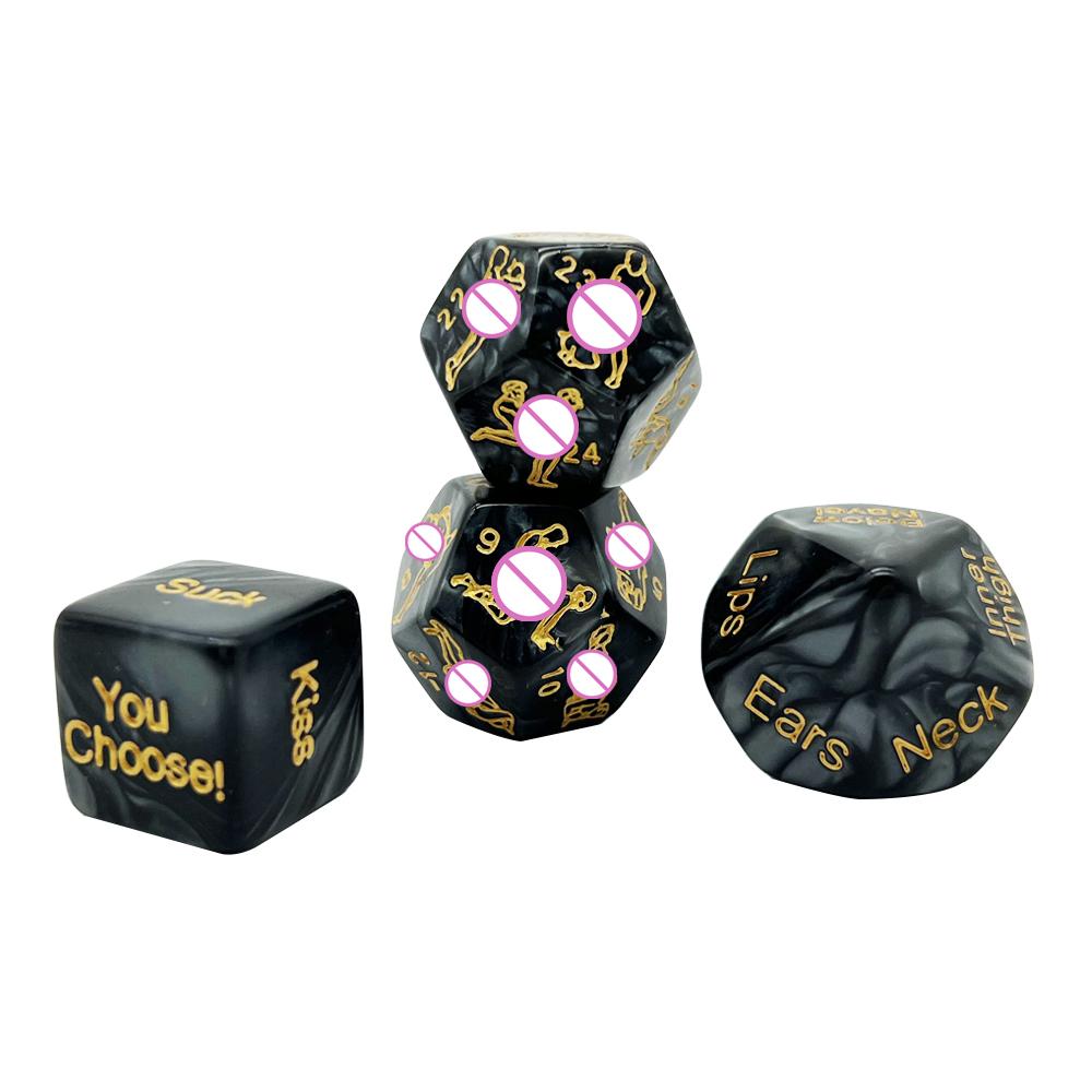 Сексуальные кости для пар Сексуальные кости для пар Сексуальные игры в кости для взрослых Набор акриловых игральных костей для спальни Игры для взрослых
